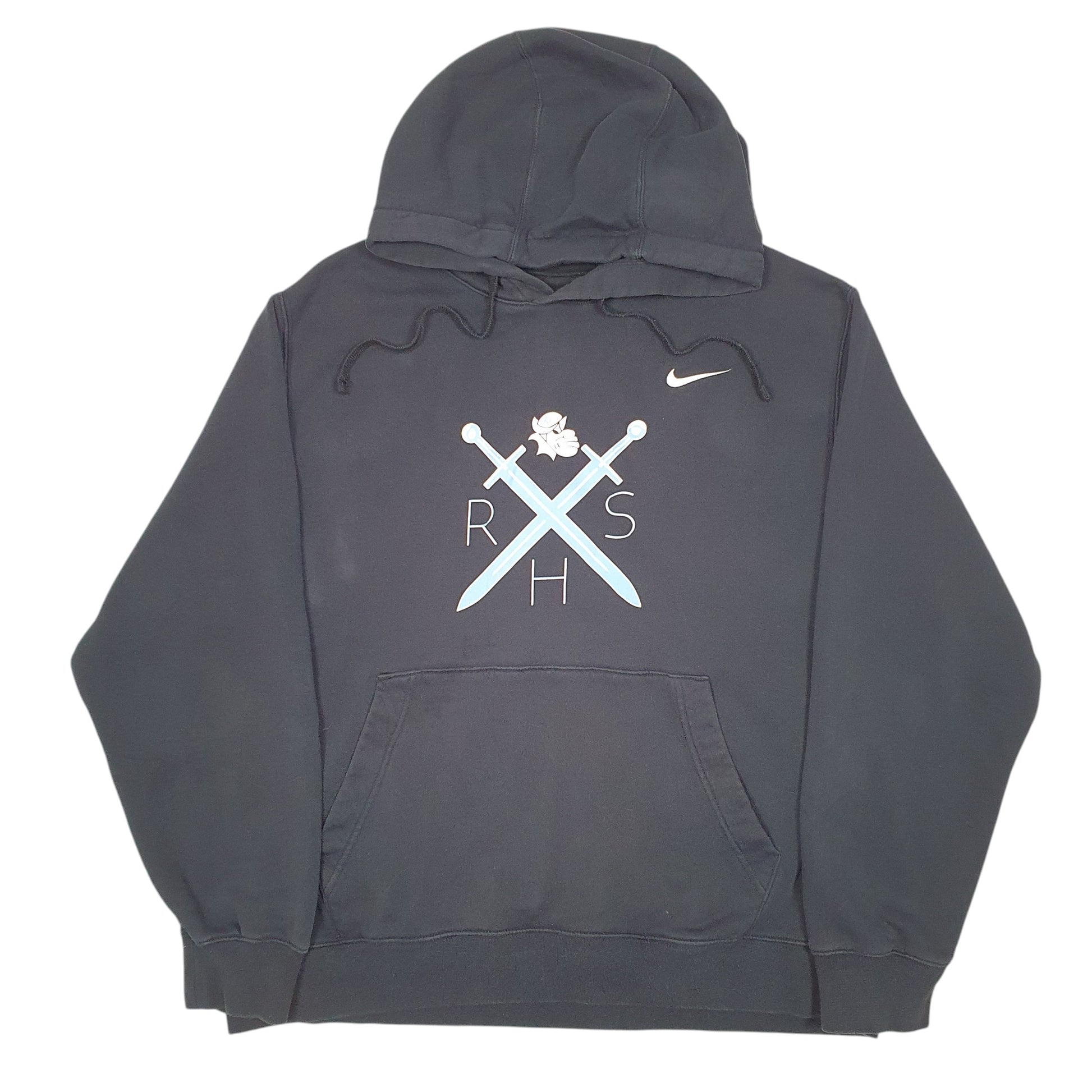Mens Black Nike RHS Cross Swords Hoodie Jumper
