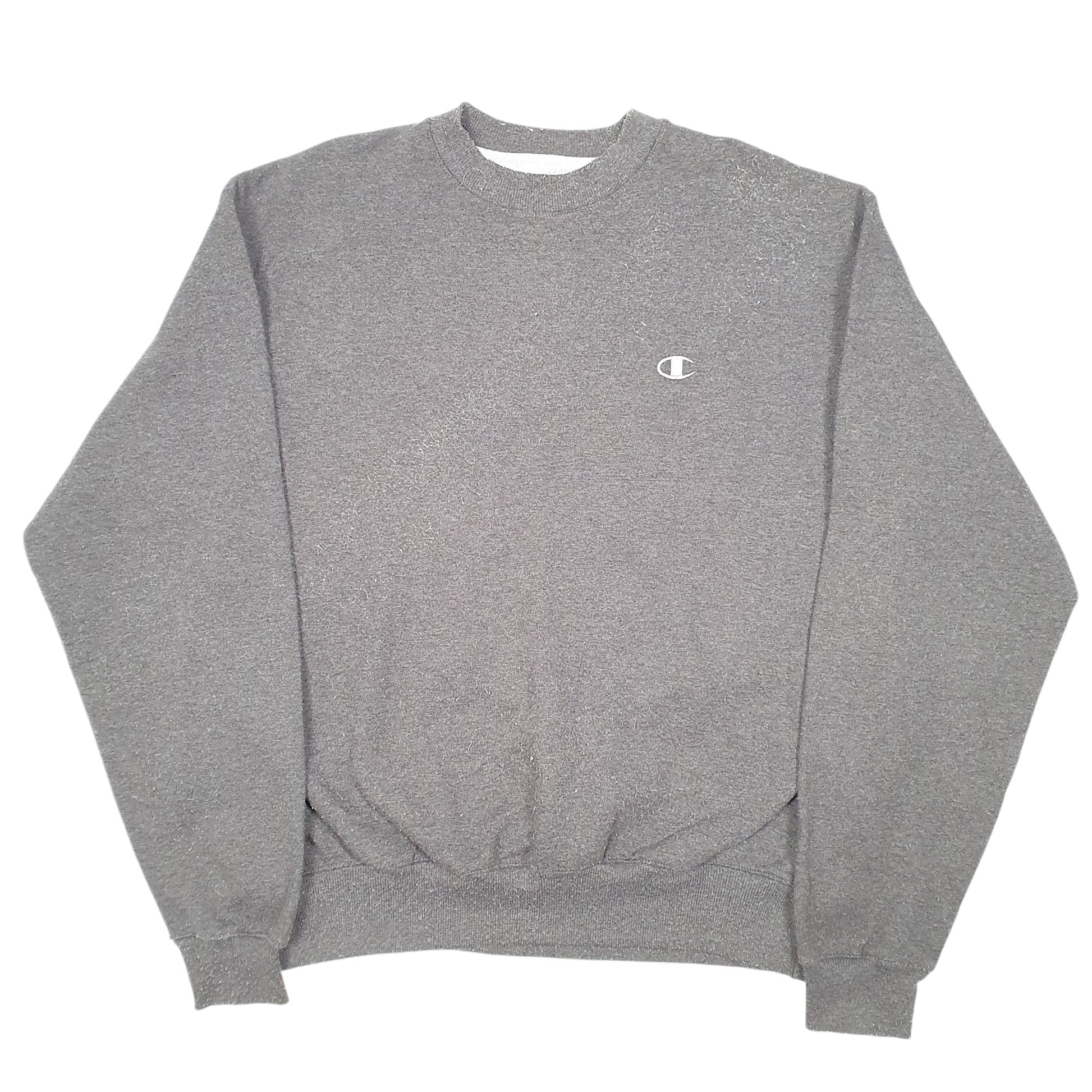 Mens Grey Champion  Crewneck Jumper