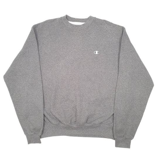 Mens Grey Champion  Crewneck Jumper