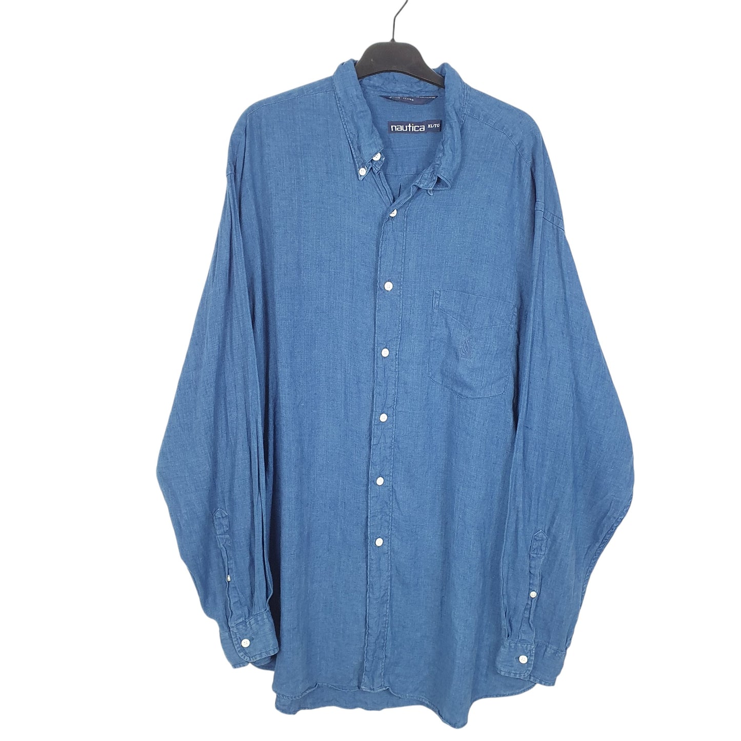Mens Blue Nautica  Long Sleeve Shirt