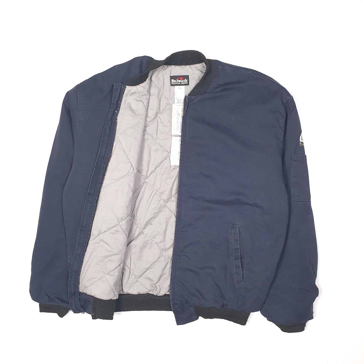 Mens Navy Bulwark Bomber  Coat
