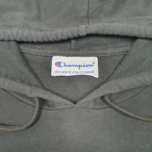 Womens Black Champion LTC College USA Hoodie Jumper