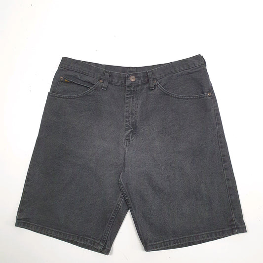 Mens Black Lee  Denim Shorts