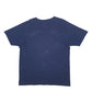 Mens Blue Adidas Spellout Short Sleeve T Shirt