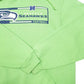 Mens Green NFL Seattle Seahawks Football Spellout USA Hoodie Jumper