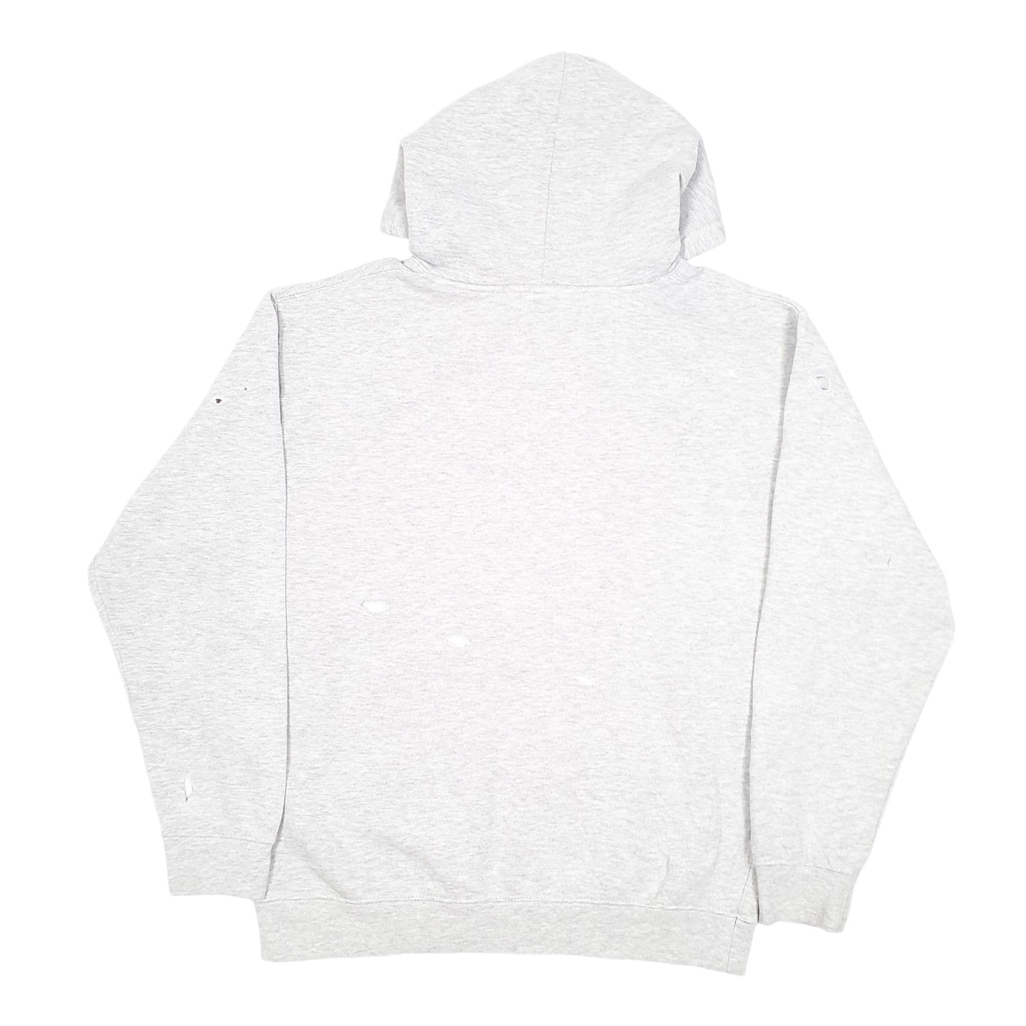 Mens Grey Obey Disent Distressed Since 1989 Hoodie Jumper