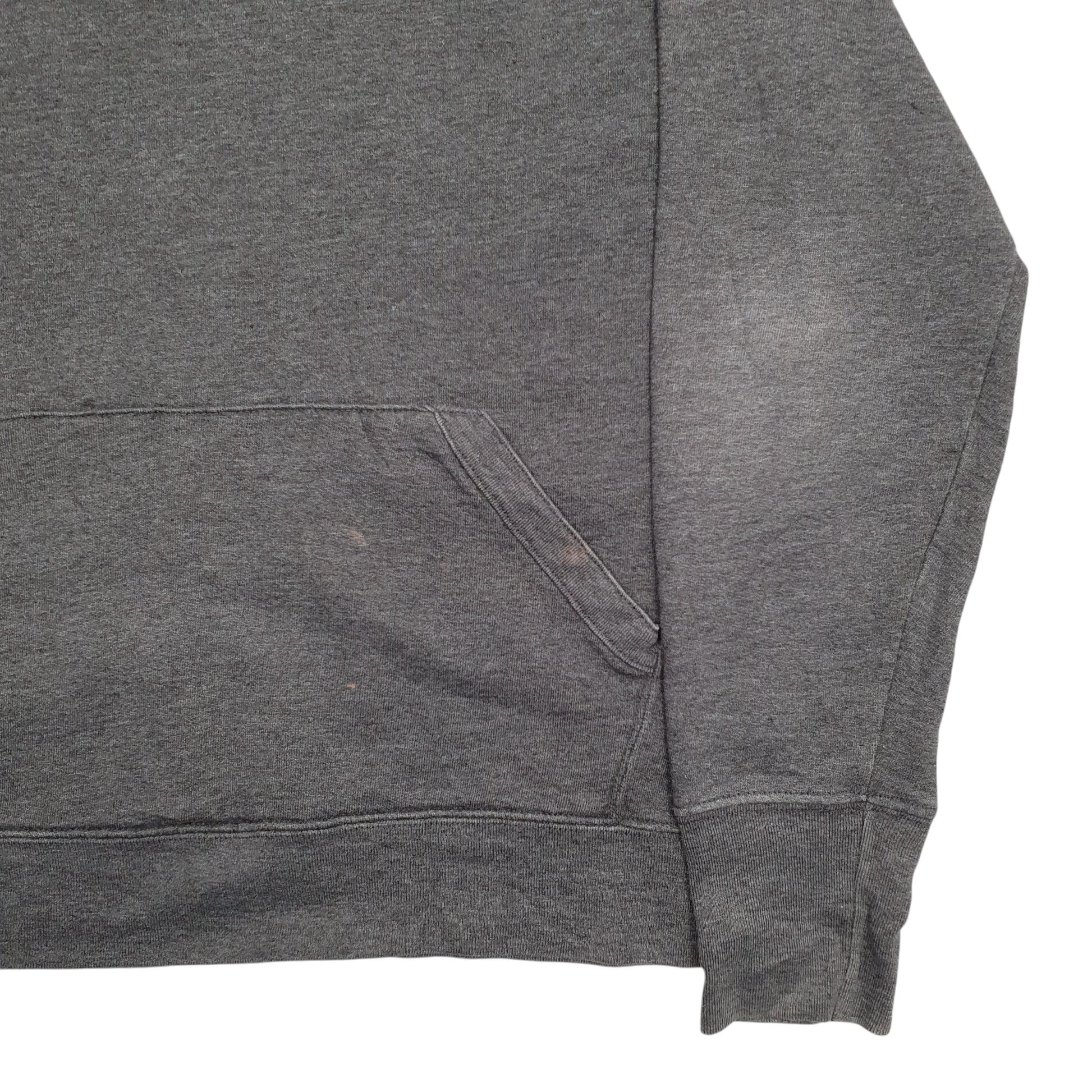 Womens Grey Champion Spellout Hoodie Jumper