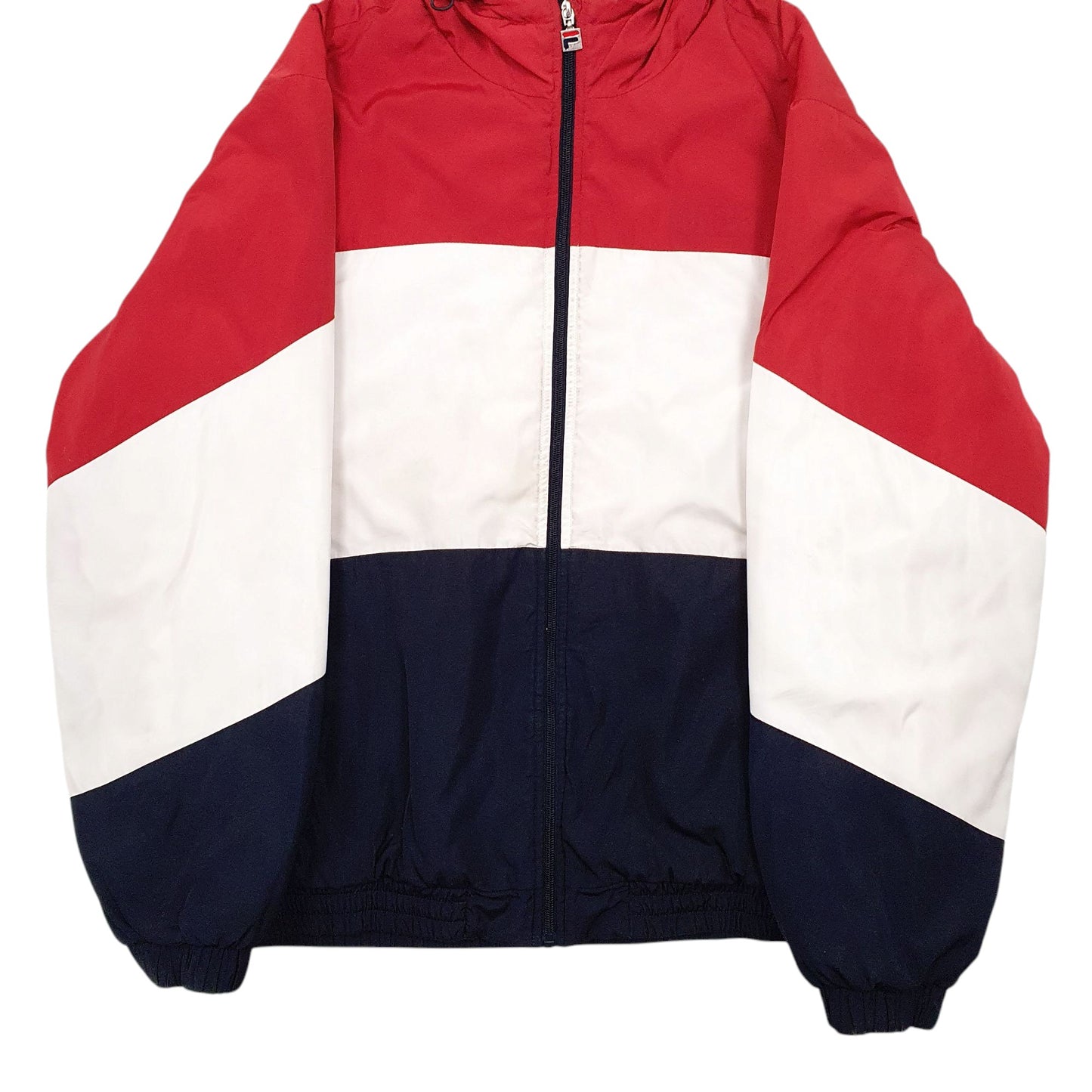 Mens White Fila   Coat