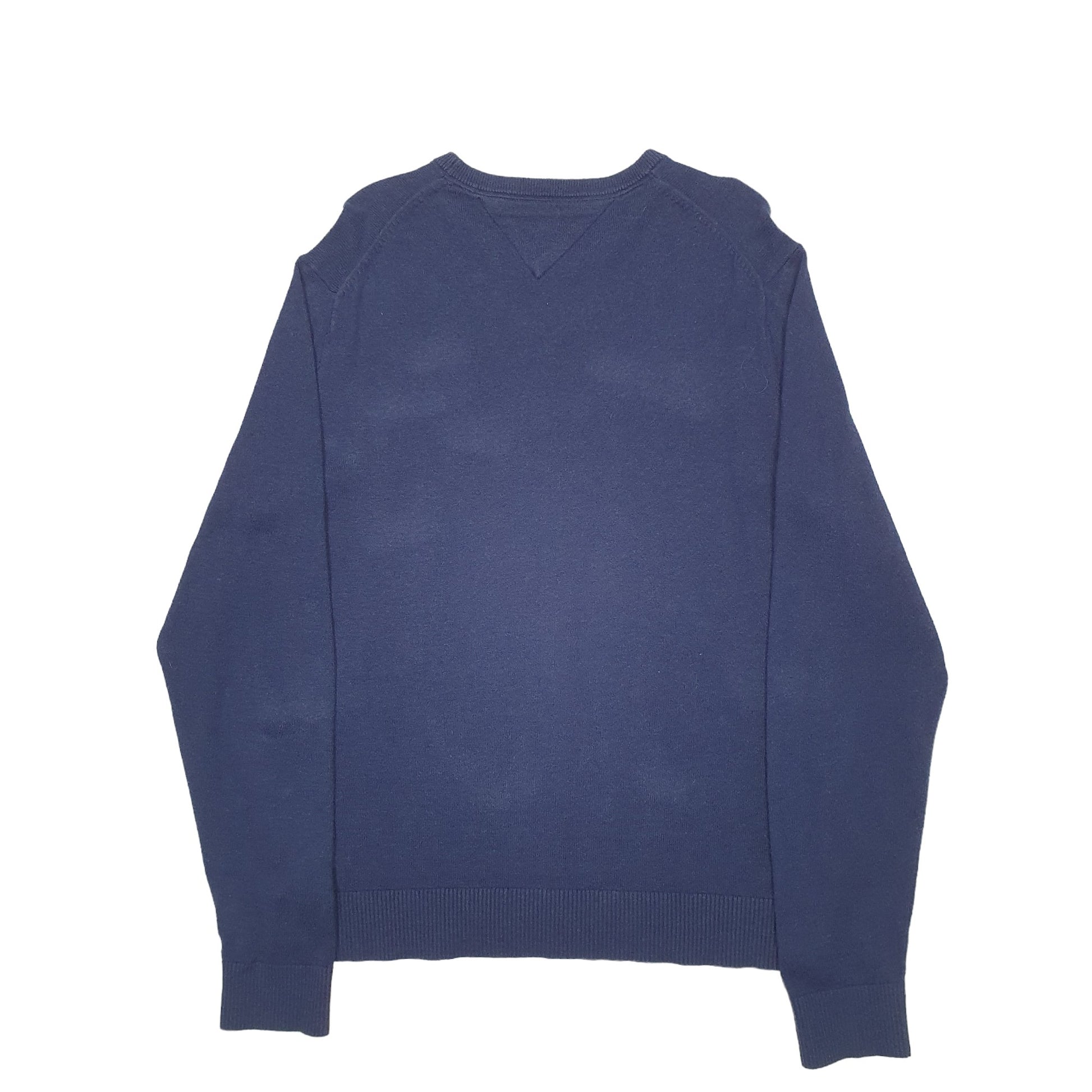 Mens Navy Tommy Hilfiger Knit Crewneck Jumper