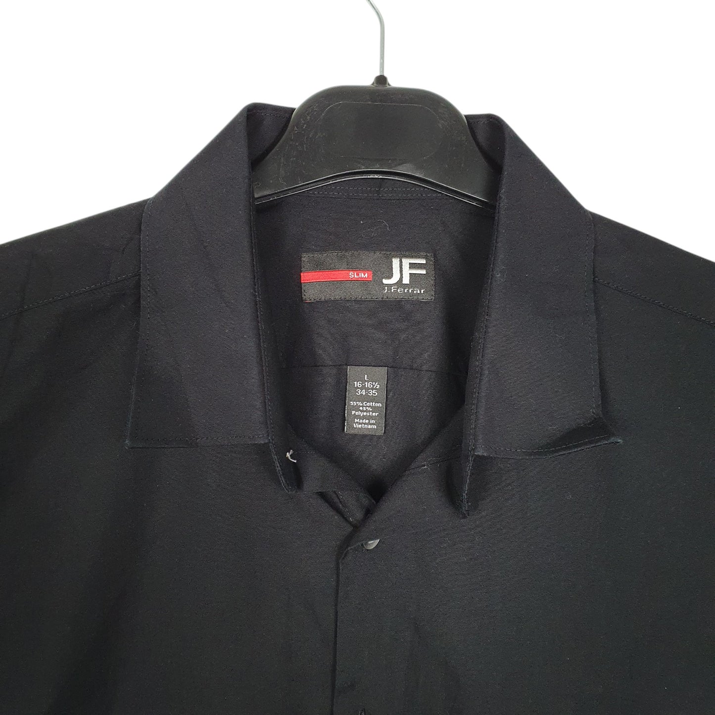 Mens Black J.Ferrar  Long Sleeve Shirt