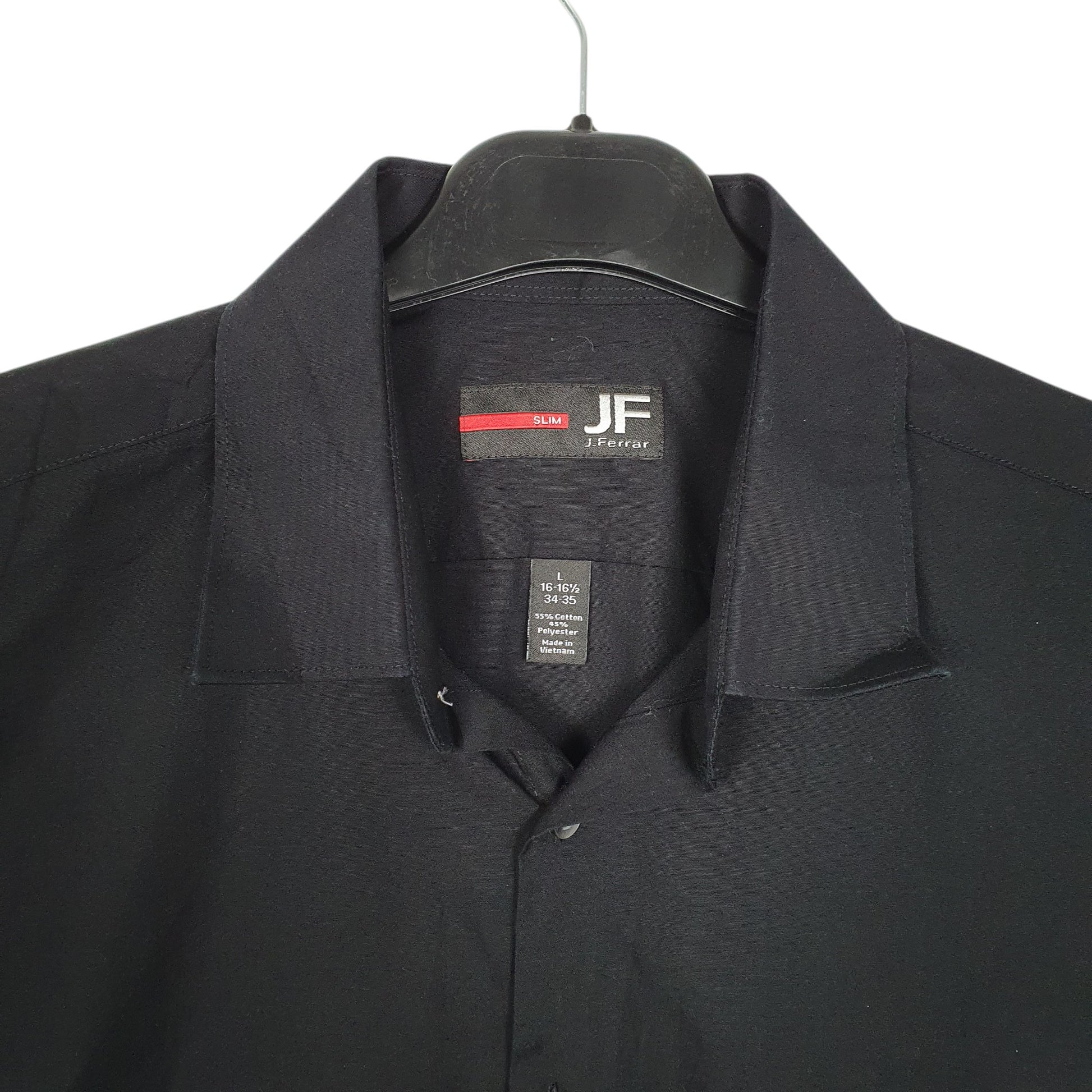 Mens Black J.Ferrar  Long Sleeve Shirt