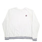 Womens White Fila  Crewneck Jumper