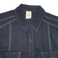 Mens Navy Rustic Blue  Long Sleeve Shirt