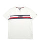 Mens White Tommy Hilfiger Spellout Short Sleeve T Shirt