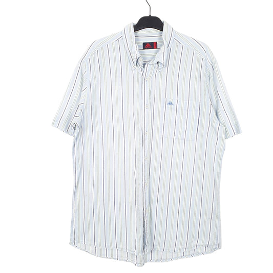 Mens Blue Kappa Robe Di Short Sleeve Shirt