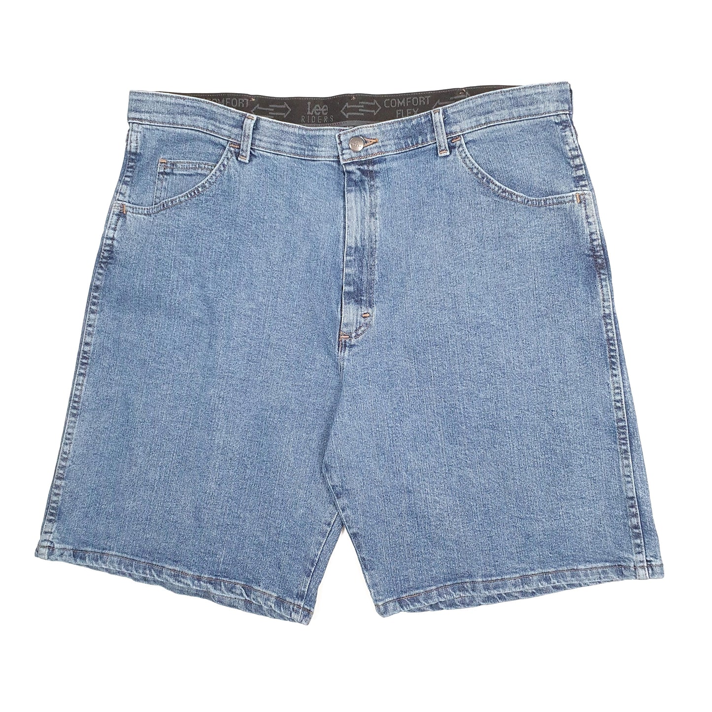 Mens Blue Lee Riders Jorts Comfort Flex Denim Shorts