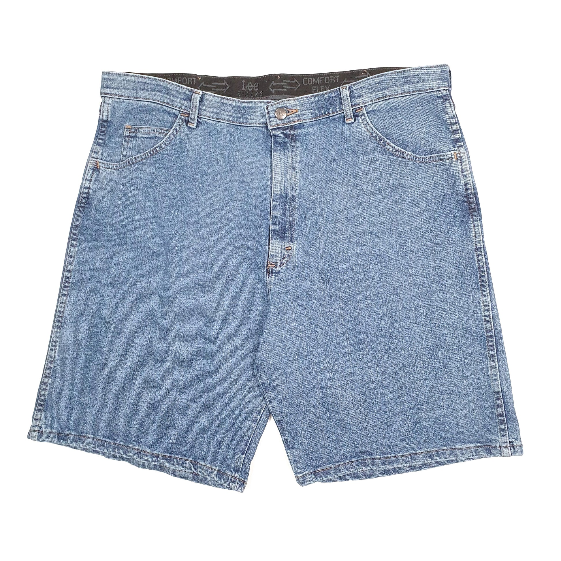 Mens Blue Lee Riders Jorts Comfort Flex Denim Shorts