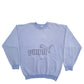 Mens Blue Puma Spellout Crewneck Jumper