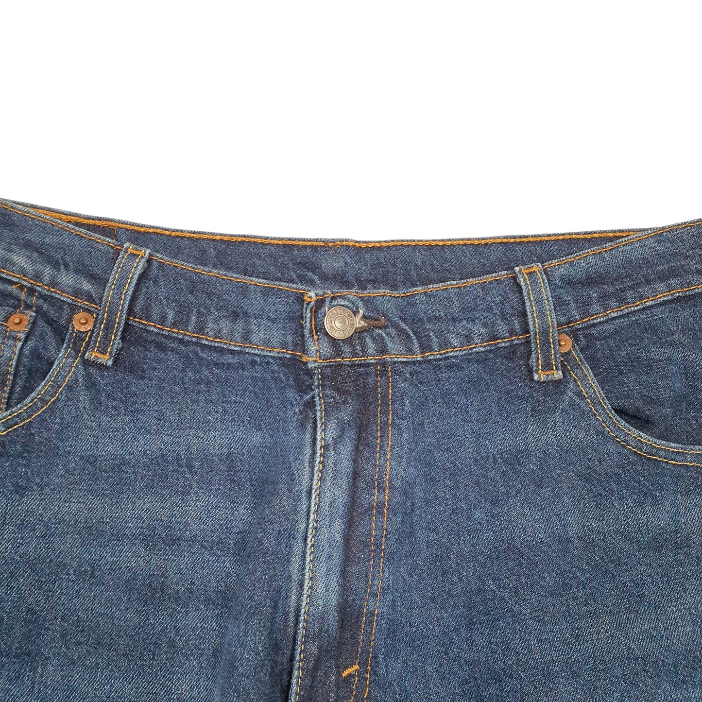 Mens Blue Levis Loose 569 Jorts Denim Shorts