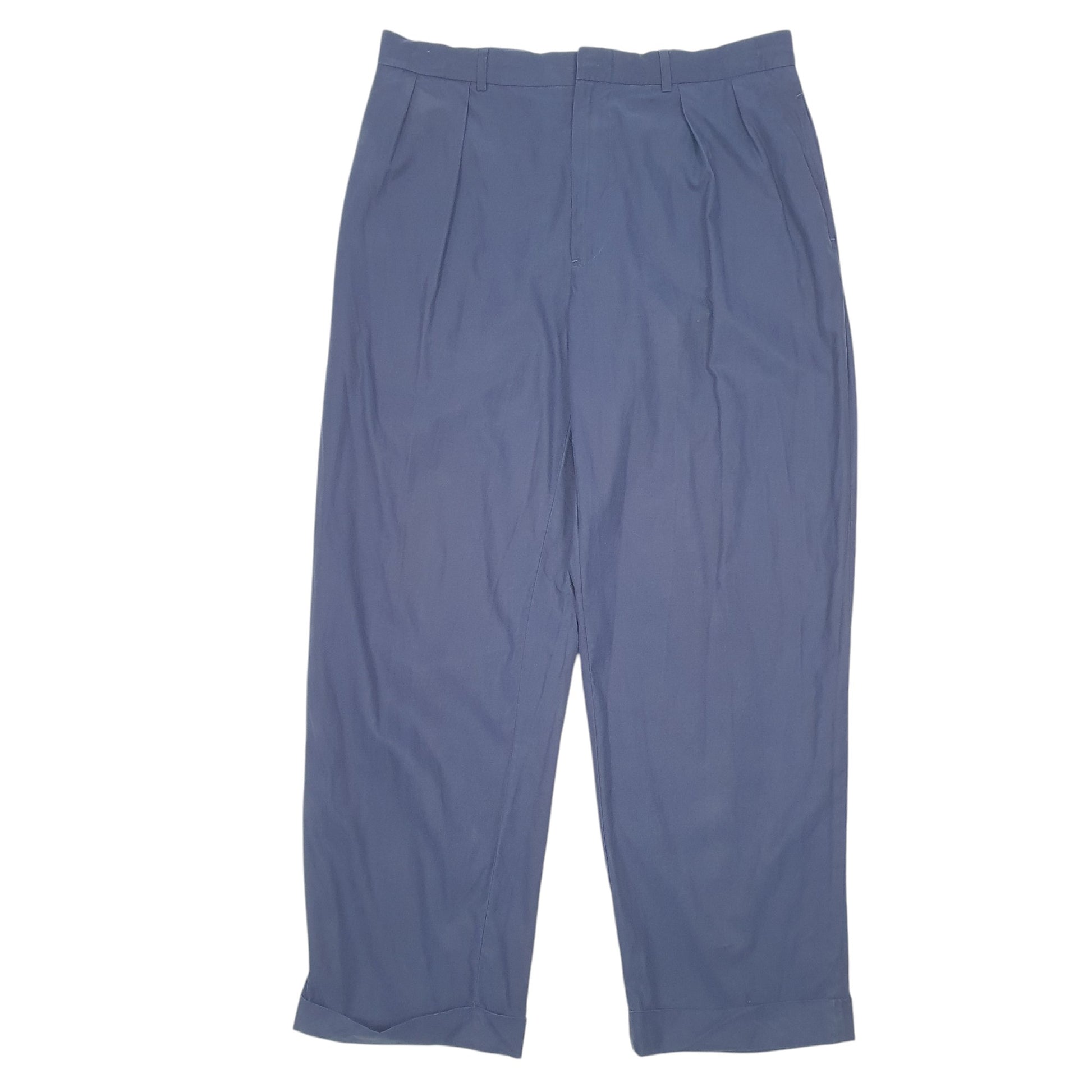 Mens Navy Polo Ralph Lauren Golf Double Pleated Lightweight Blend Chino Trousers