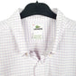 Mens Pink Lacoste Vintage Made In France Long Sleeve Shirt