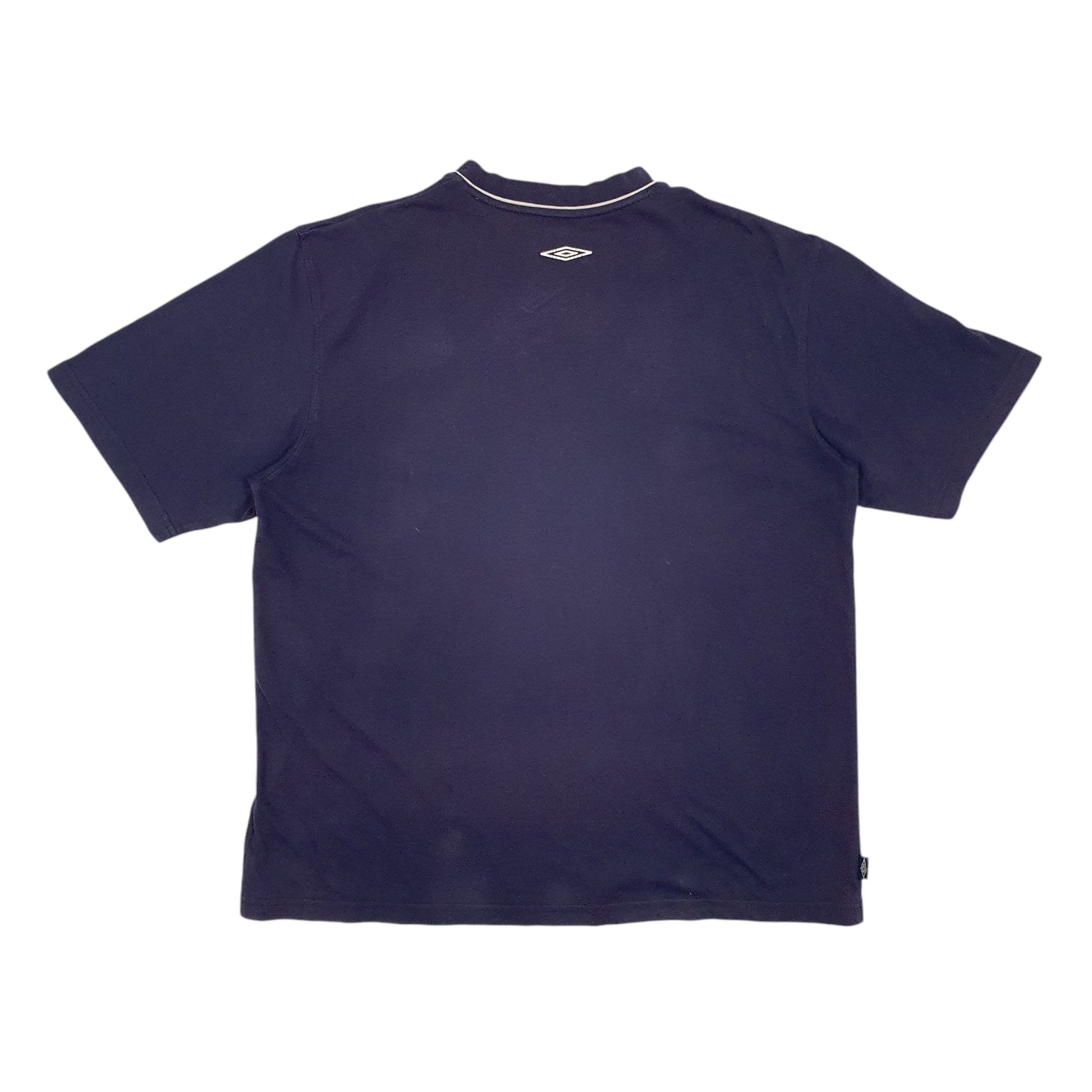 Mens Navy Umbro  Short Sleeve T Shirt