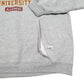 Mens Grey Champion Ferris State University Bulldogs USA Spellout Hoodie Jumper