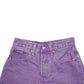 Womens Purple Levis 501 Jorts Denim Shorts