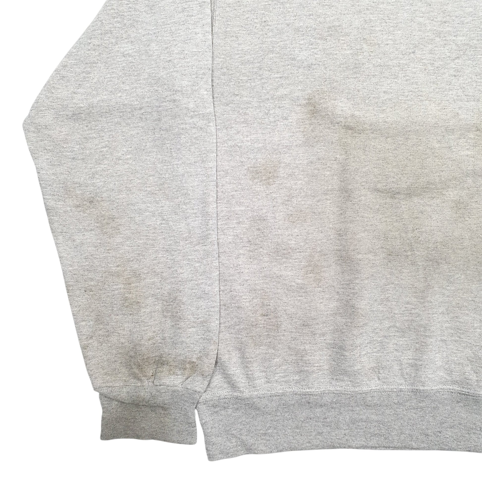 Mens Grey Fruit Of The Loom  Crewneck Jumper