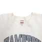 Mens White Fruit Of The Loom Hampton University Spellout Crewneck Jumper