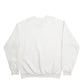 Mens White Gildan  Crewneck Jumper