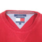 Mens Red Tommy Hilfiger Vintage Knit Crewneck Jumper