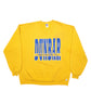 Mens Yellow Russell Athletic Dunbar Chicago Made In USA Vintage Crewneck Jumper