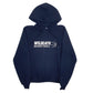 Mens Navy Champion Wildcats Basketball Hoodie Jumper