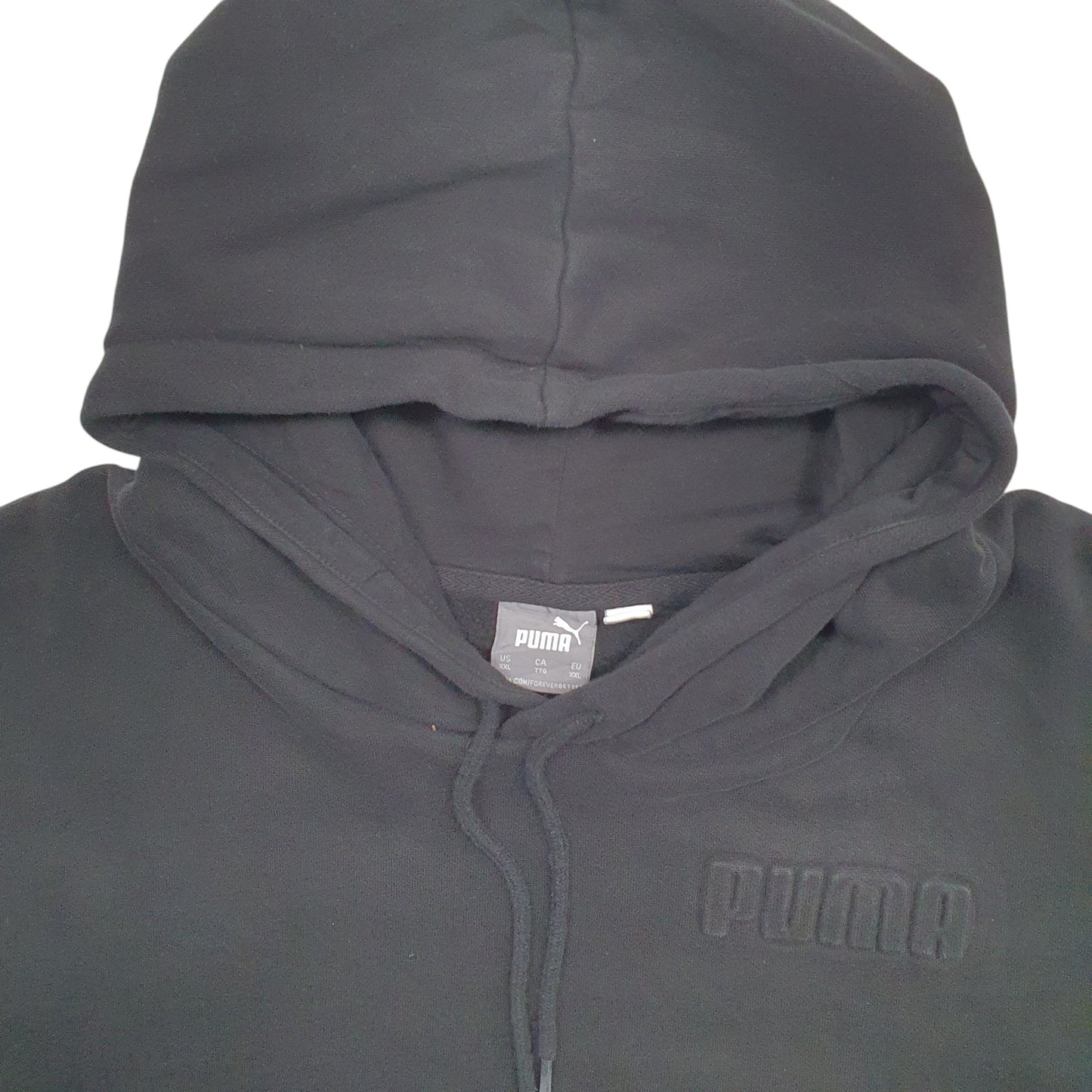 Mens Black Puma  Hoodie Jumper