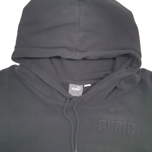 Mens Black Puma  Hoodie Jumper