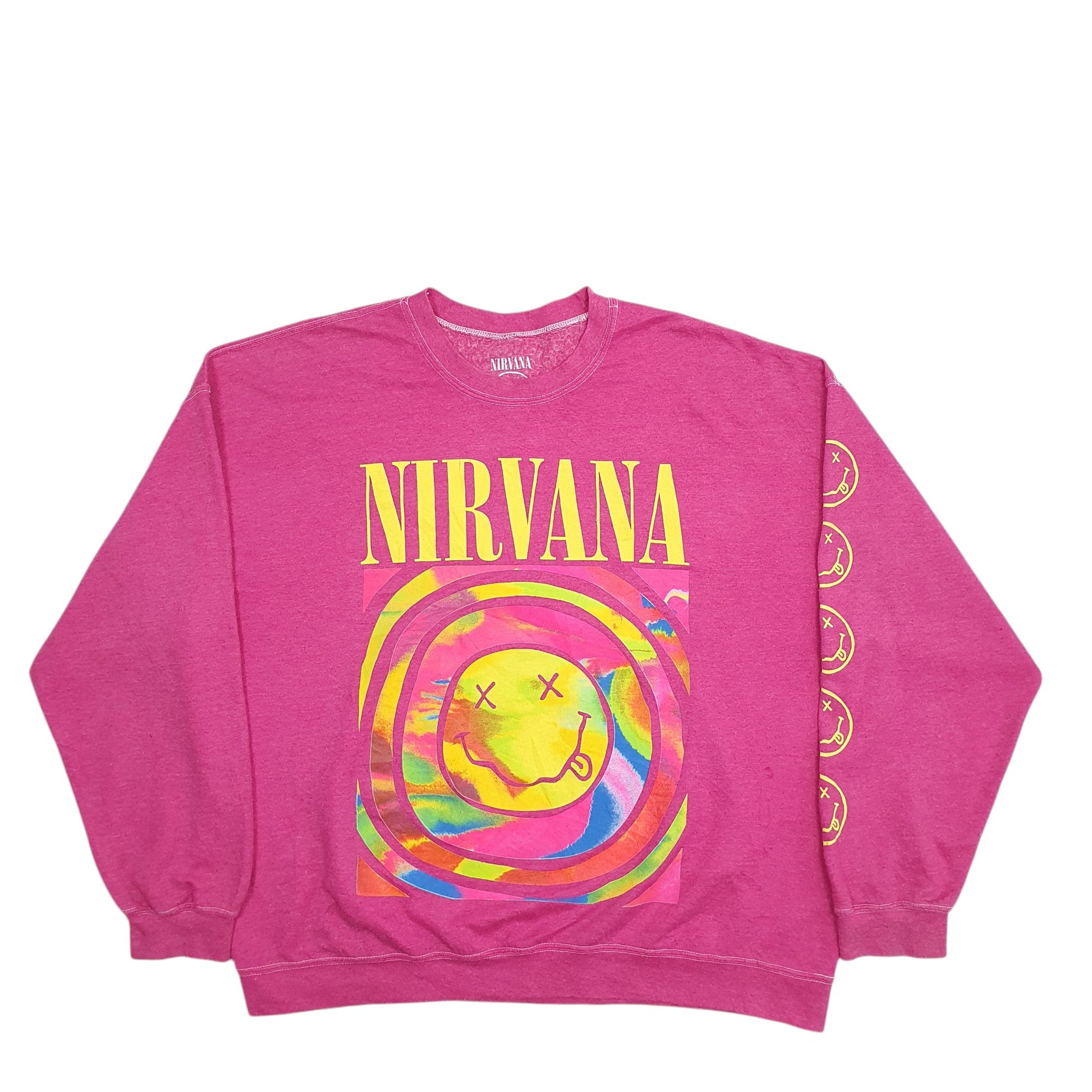 Mens Pick Nirvana Kurt Cobain Grunge Crewneck Jumper