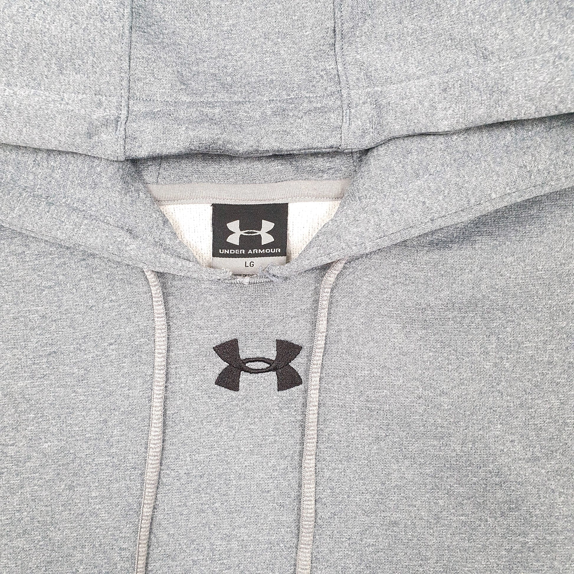Mens Grey Under Armour  Hoodie Jumper