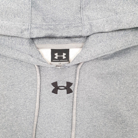 Mens Grey Under Armour  Hoodie Jumper