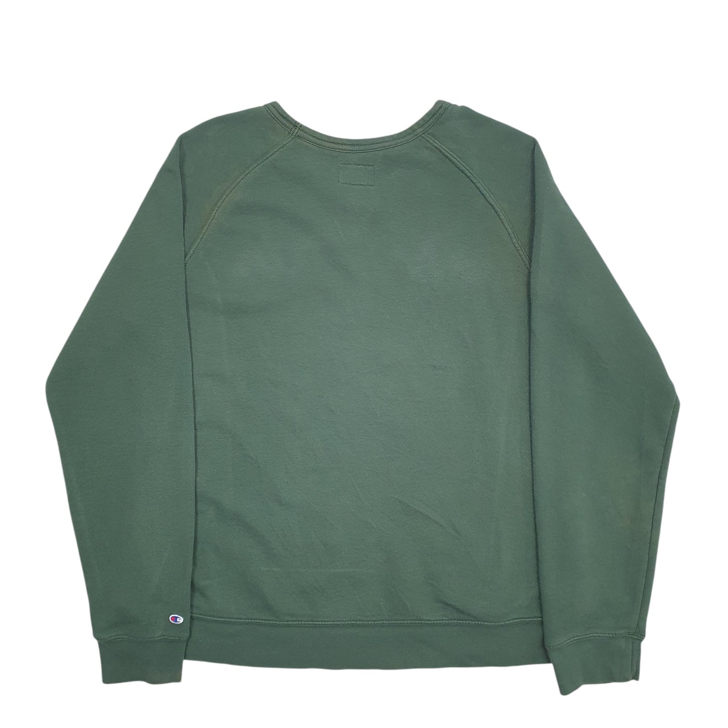 Womens Green Champion Areas of fading as pictured Crewneck Jumper