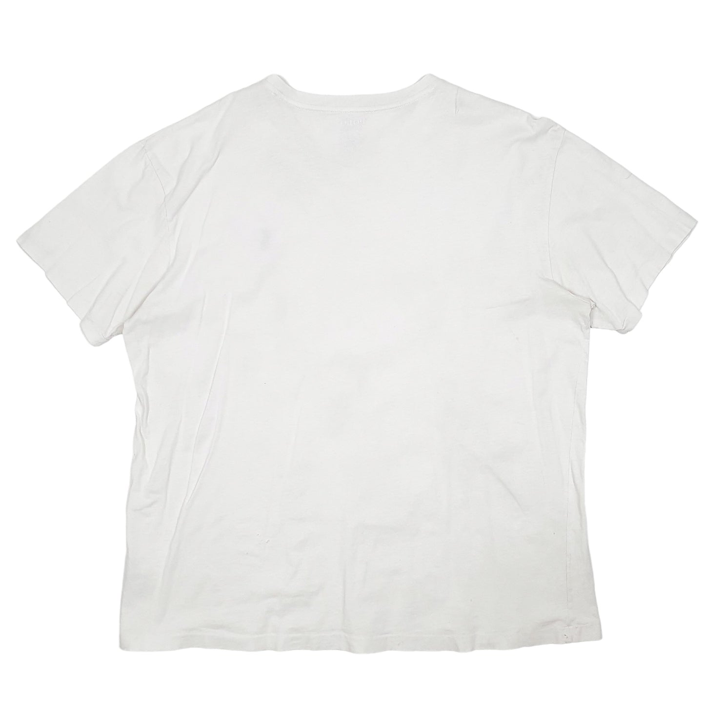 Mens White Polo Ralph Lauren V Neck Short Sleeve T Shirt