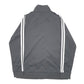 Womens Black Adidas Track Suit Top Active Full Zip Jumper