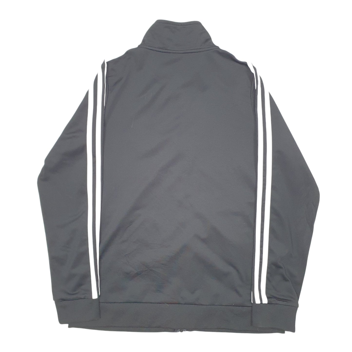 Womens Black Adidas Track Suit Top Active Full Zip Jumper