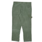 Mens Green Unbranded Vintage Chore Pants Euro Workwear Pleated Chino Trousers
