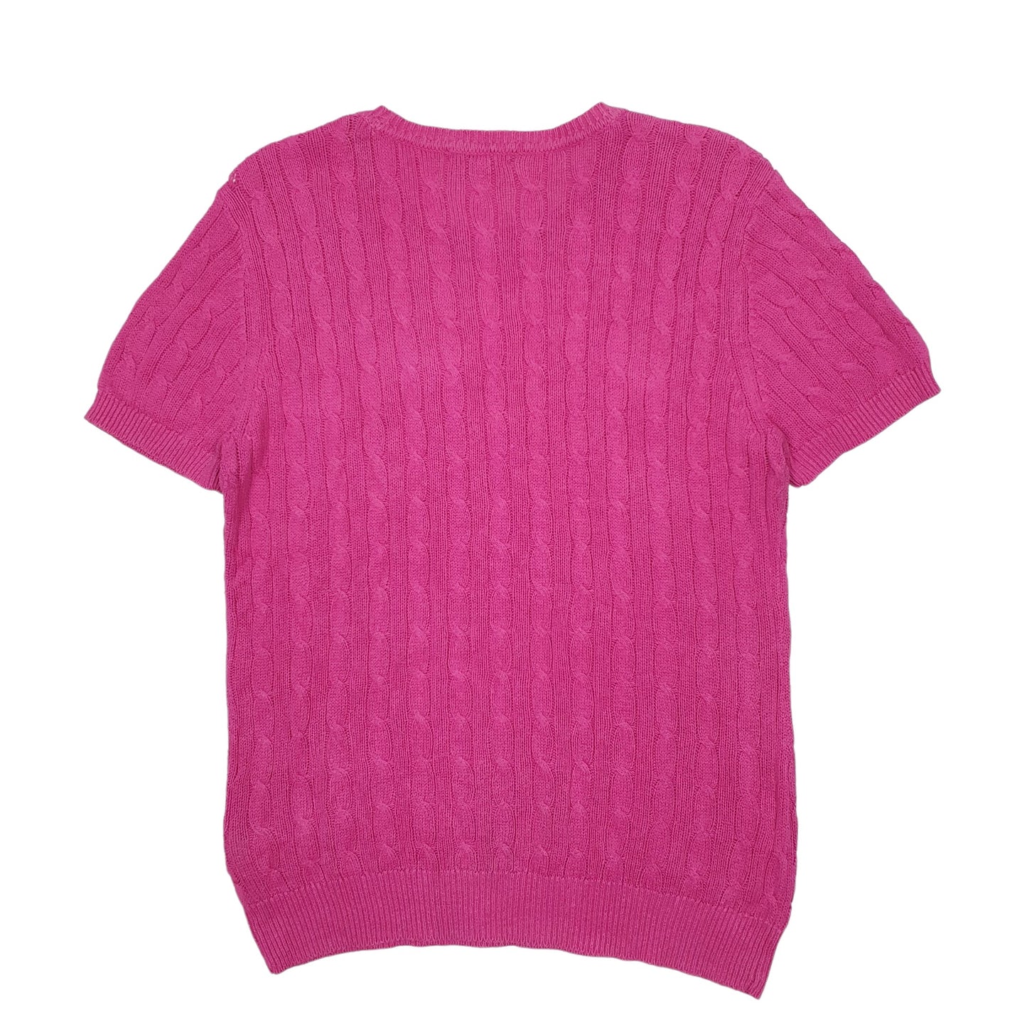 Womens Pink Nautica Knit Crewneck Jumper