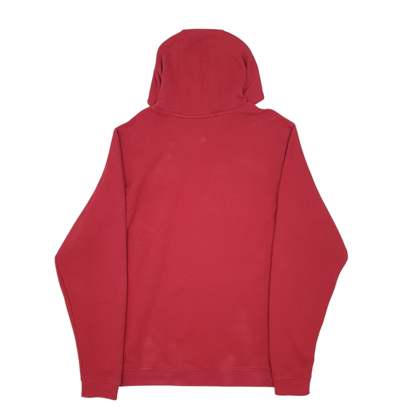 Mens Red Nike Trajan Football Hoodie Jumper