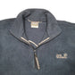 Mens Navy Jack Wolfskin Nanuk Quarter Zip Jumper