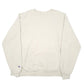 Mens Cream Champion Vintage 90s Script Crewneck Jumper