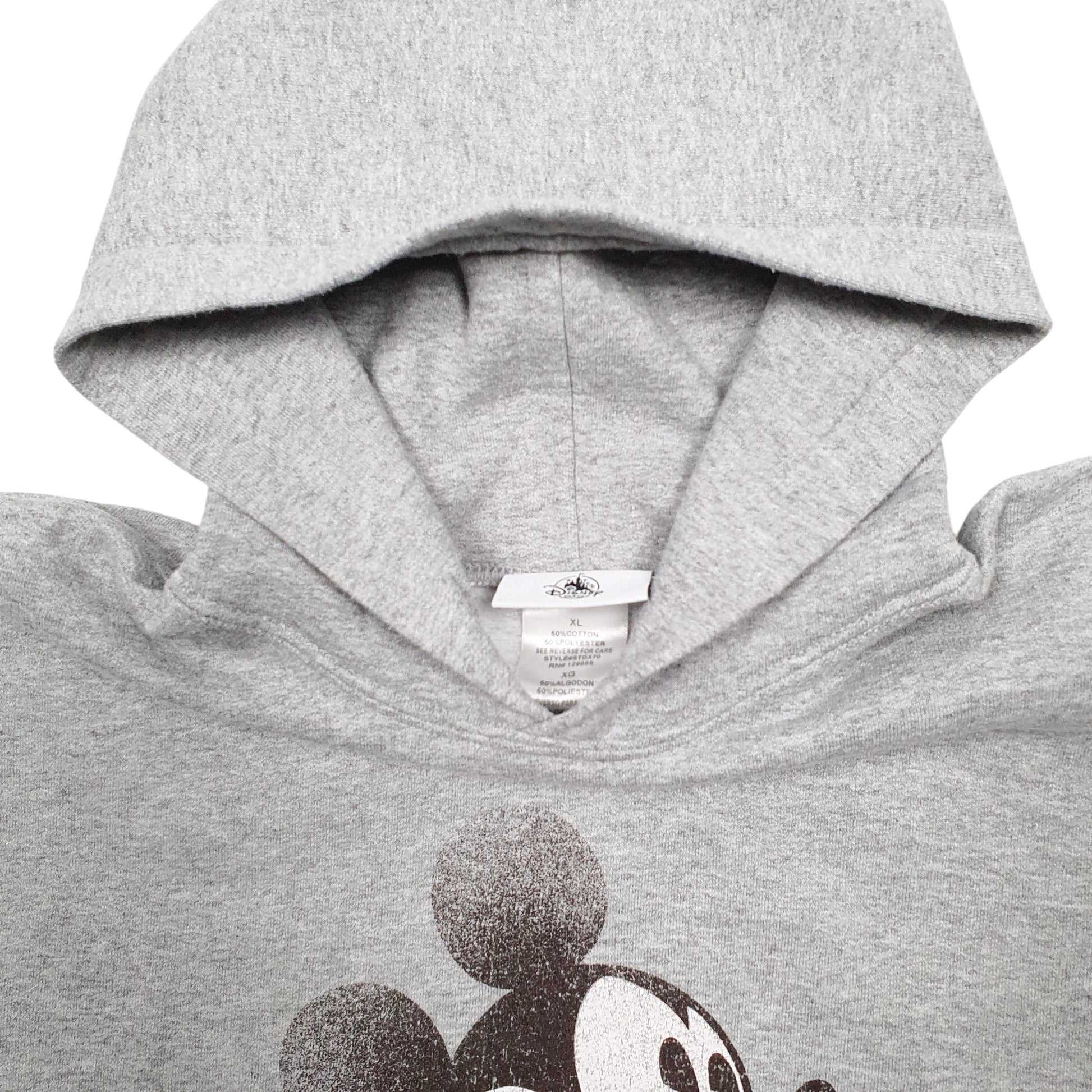 Womens Grey Disney Mickey Mouse Hoodie Jumper
