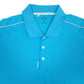 Mens Blue Adidas Golf Active Wear Short Sleeve Polo Shirt